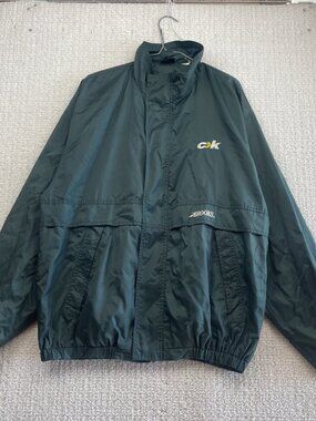 Vintage 90s Brooks Lightweight Windbreaker Jacket Men's Size L Forest Green Read